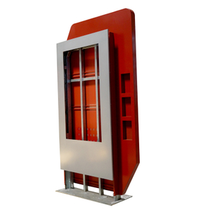 Caixa de luz grande de metal personalizada para piso externo