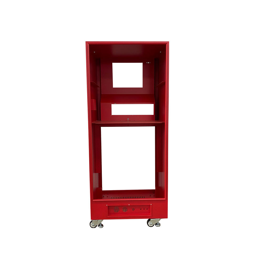 Gabinete de metal industrial vermelho de design personalizado profissional 