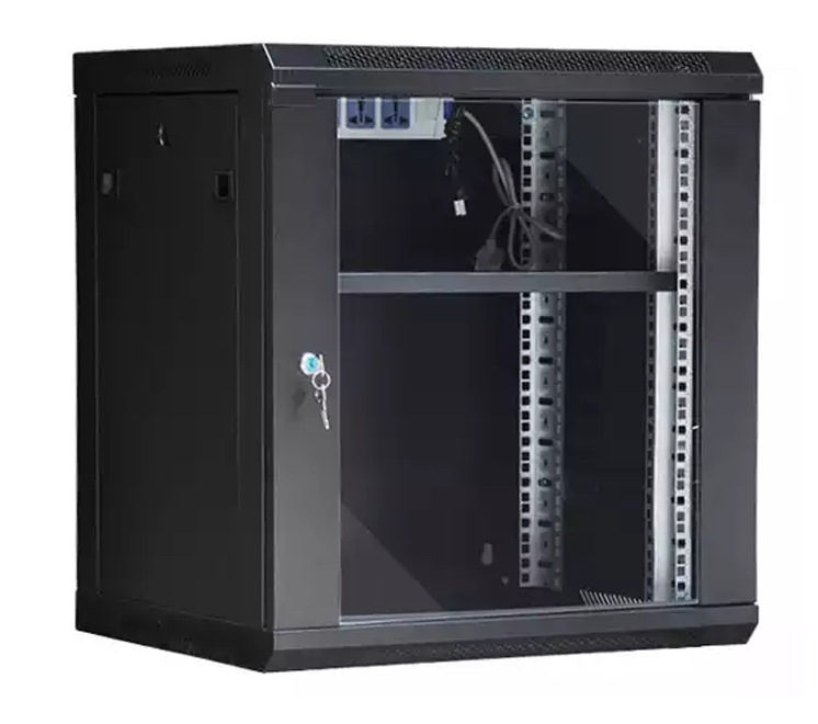 Armário de dados de servidor de porta de vidro 42u de chão 
