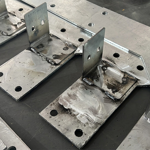 Fabricação de soldagem de suporte pesado de dobra de metal de aço