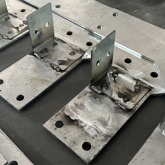 Painel frontal do suporte para soldagem de chapa metálica Fabricação de metal Fabricação