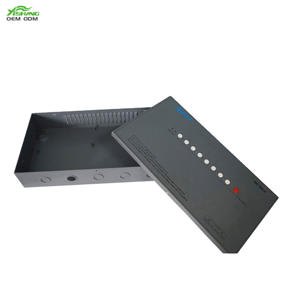 Caixa de controle de caixa de metal eletrônica para equipamentos de servidor 