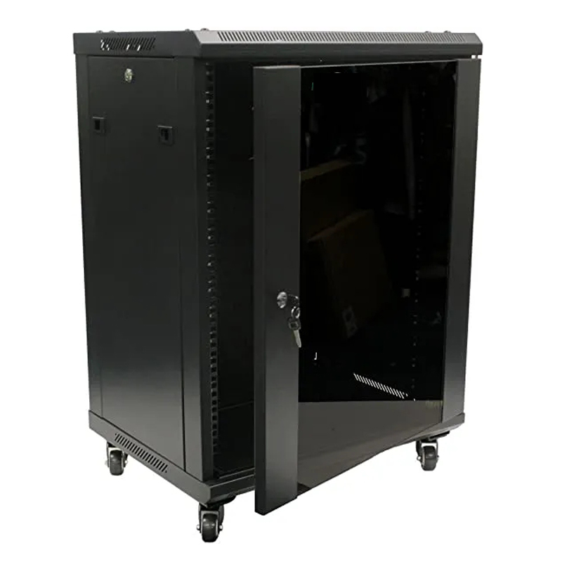 Gabinete de rack de servidor 4u-15u 18u para montagem em parede de 19 polegadas