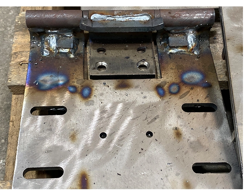 Fabricação de metal de aço Corte a laser Peça de solda de aço