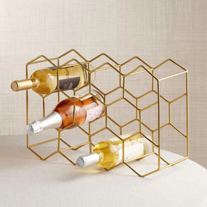 Garrafa Gold Wine Rack