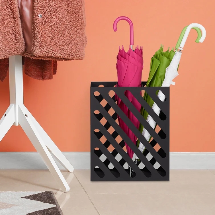 Suporte de armazenamento de guarda-chuva para colocação de decoração de escritório doméstico
